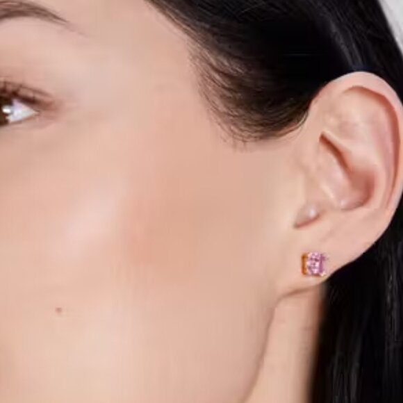 kate spade New York Pink Dazzle Crystal Stud Earrings/NWT - Picture 3 of 10